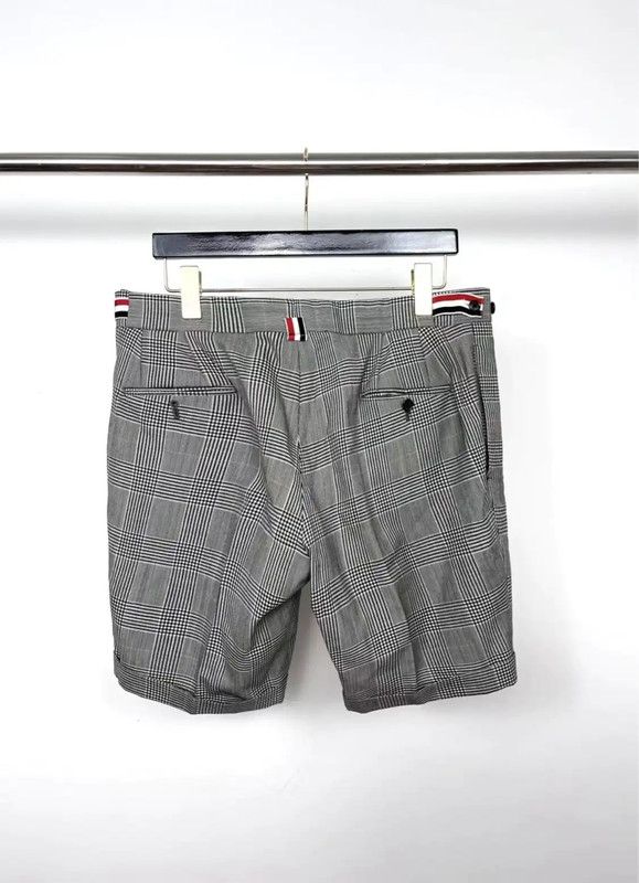 Thom Browne Thom Browne Gray Checkered Men's Shorts 0089 Size US 34 / EU 50 - 2 Thumbnail
