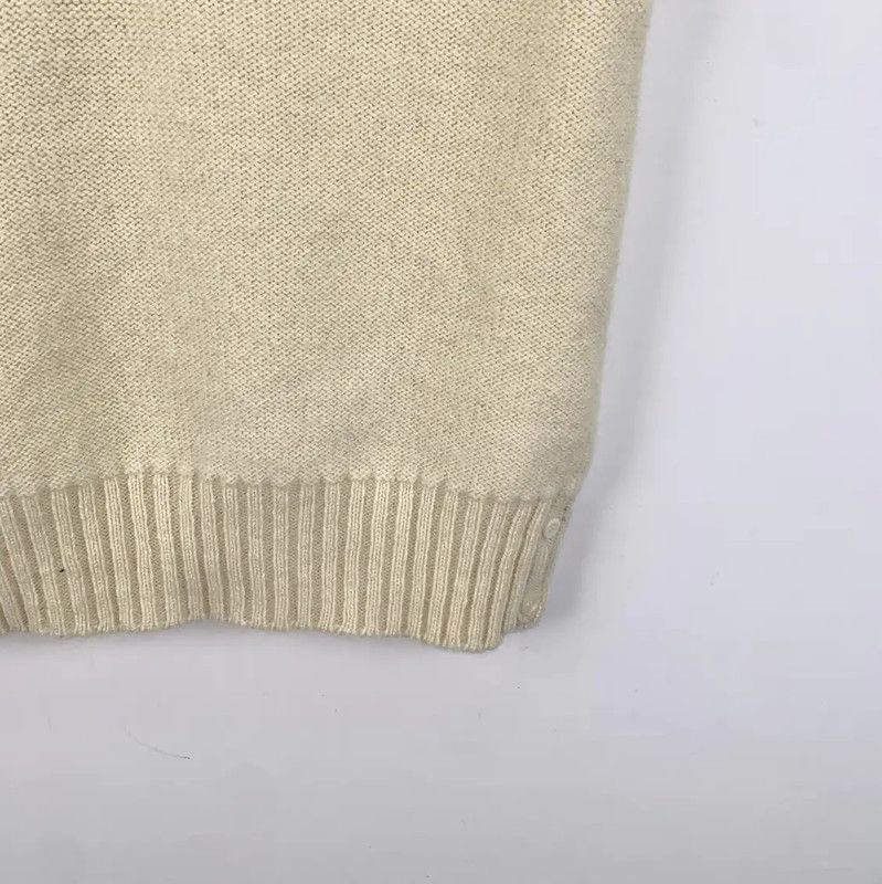 Thom Browne Thom Browne Beige Wool Sleeveless Sweater 0089 Size US M / EU 48-50 / 2 - 4 Thumbnail