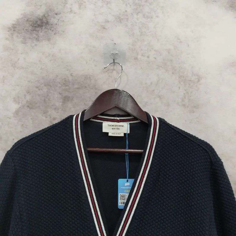 Thom Browne Thom Browne Yellow Wool Cardigan for Men 0089 Size US M / EU 48-50 / 2 - 3 Thumbnail