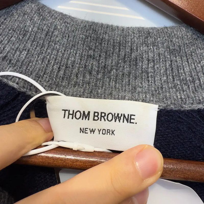 Thom Browne Thom Browne Men's Wool Pullover Sweater 0089 Size US M / EU 48-50 / 2 - 4 Thumbnail