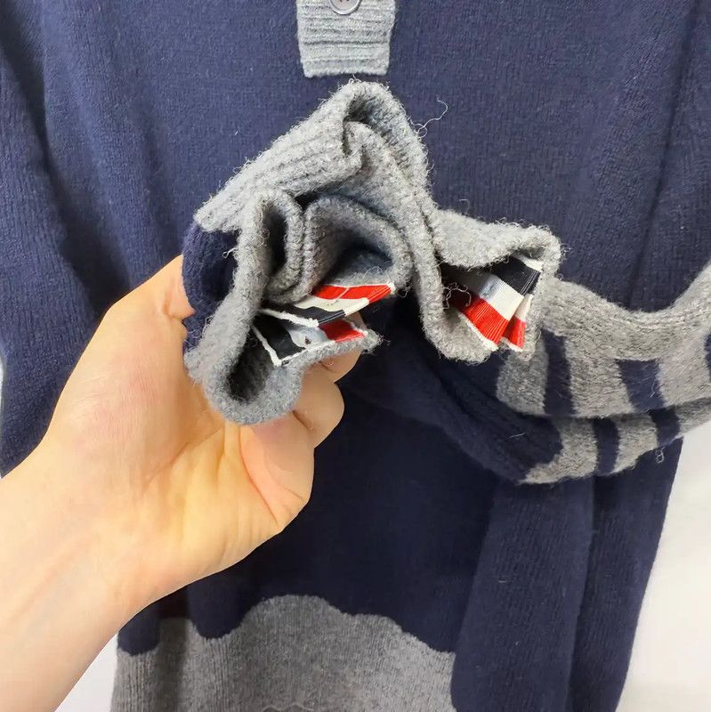 Thom Browne Thom Browne Men's Wool Pullover Sweater 0089 Size US M / EU 48-50 / 2 - 3 Thumbnail