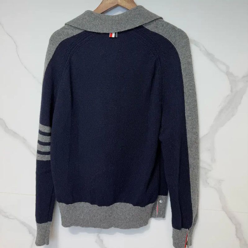 Thom Browne Thom Browne Men's Wool Pullover Sweater 0089 Size US M / EU 48-50 / 2 - 2 Thumbnail