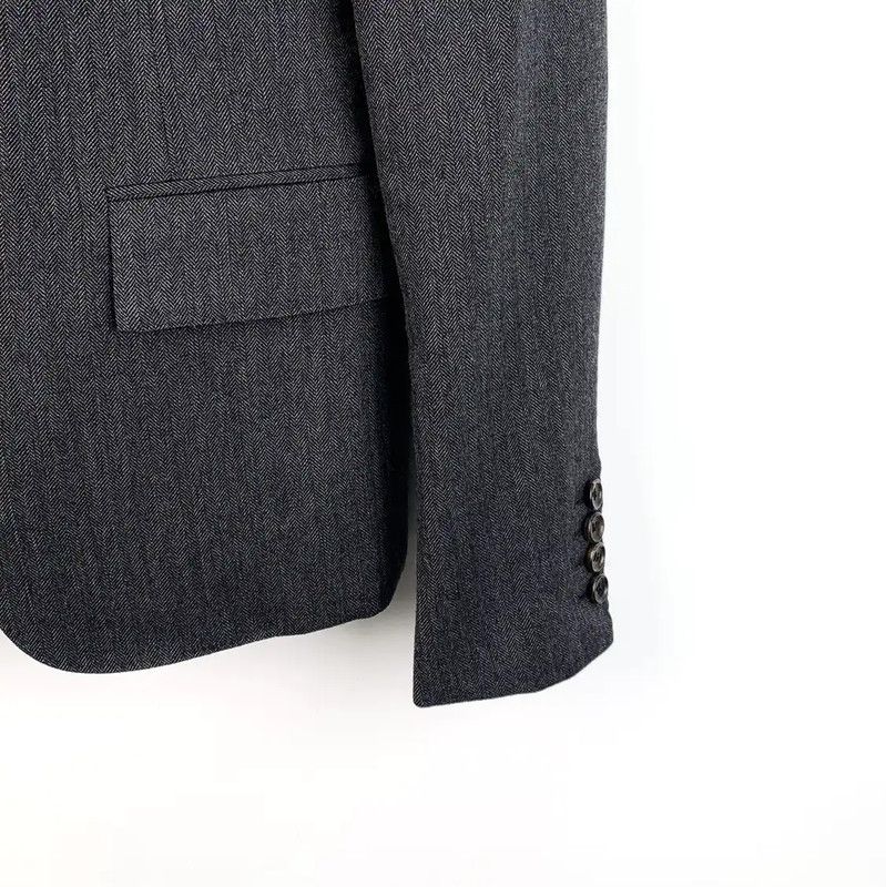 Thom Browne Thom Browne Men's Dark Gray Wool Blazer 0089 Size US S / EU 44-46 / 1 - 4 Thumbnail