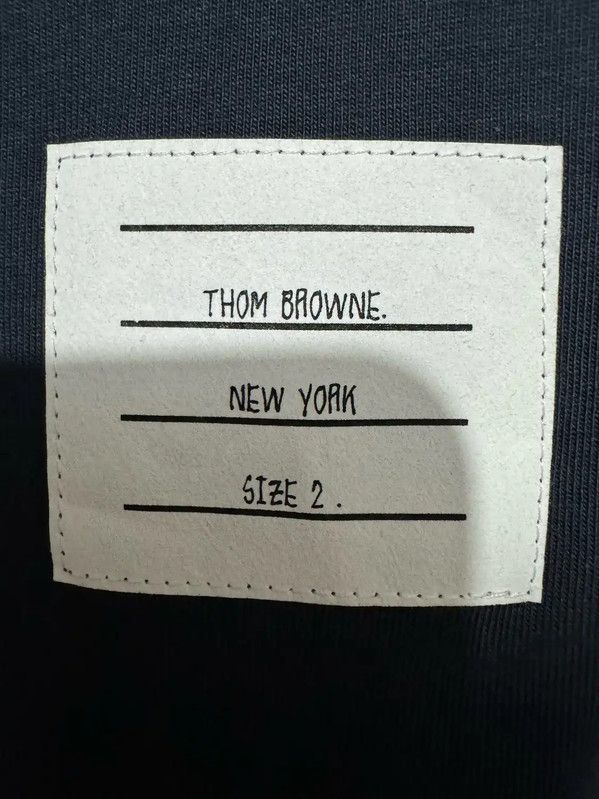 Thom Browne Thom Browne Blue Cotton Printed Sweatshirt 0089 Size US M / EU 48-50 / 2 - 4 Thumbnail