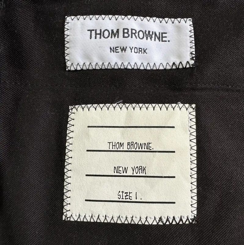 Thom Browne Thom Browne Navy Wool Printed Men's Shorts 0089 Size US 32 / EU 48 - 3 Thumbnail