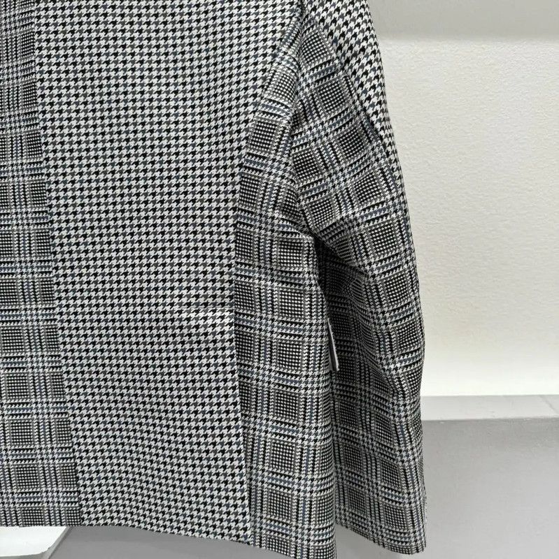 Thom Browne Thom Browne Checked Long Sleeve Outerwear Jacket 0089 Size US M / EU 48-50 / 2 - 3 Thumbnail