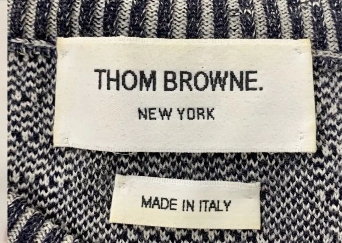 Thom Browne Gray Men's Pullover Sweater 0089