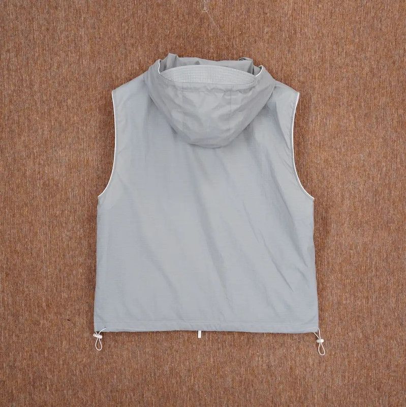 Thom Browne Thom Browne Men's Sleeveless Grey Logo Vest 0089 Size US L / EU 52-54 / 3 - 2 Thumbnail