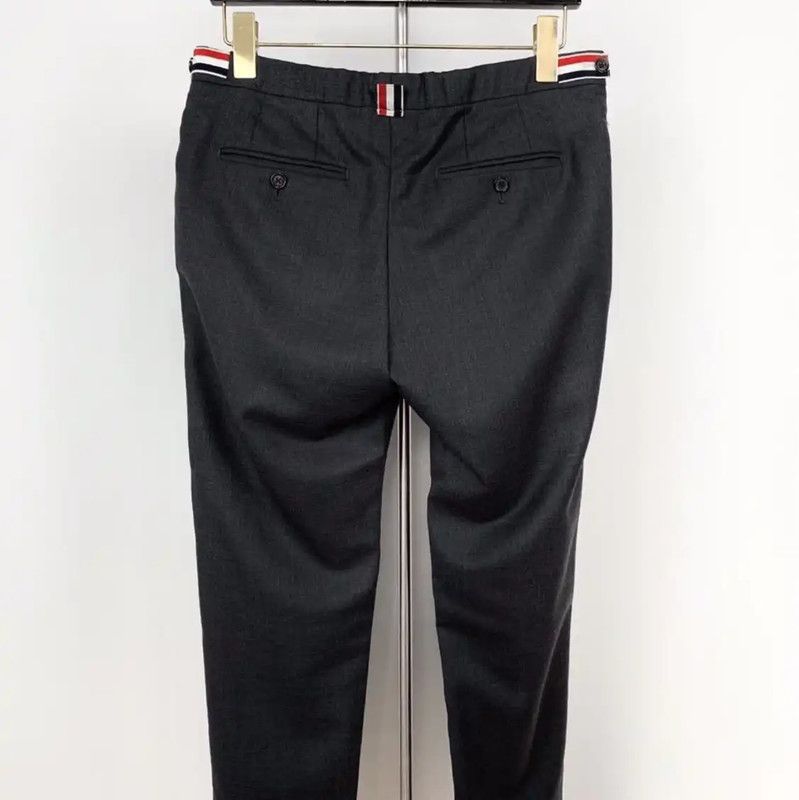 Thom Browne Thom Browne Classic Dark Gray Wool Casual Pants 0089 Size US 38 / EU 54 - 2 Thumbnail