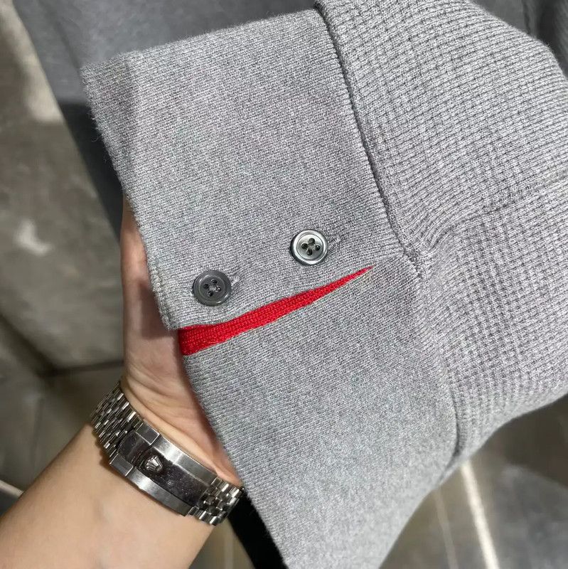 Thom Browne Thom Browne Gray Men’s Pullover Sweatshirt 0089 Size US L / EU 52-54 / 3 - 4 Thumbnail