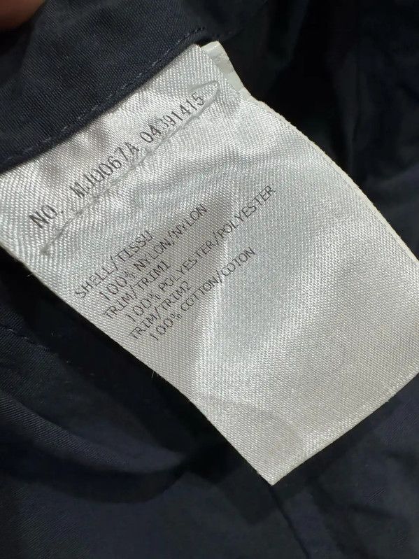 Thom Browne Thom Browne Navy Nylon Long Sleeve Shirt 0089 Size US S / EU 44-46 / 1 - 5 Thumbnail