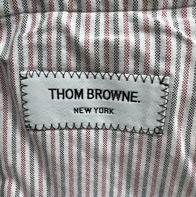 Thom Browne Thom Browne Navy Cotton Long Sleeve Jacket 0089 Size US M / EU 48-50 / 2 - 4 Thumbnail