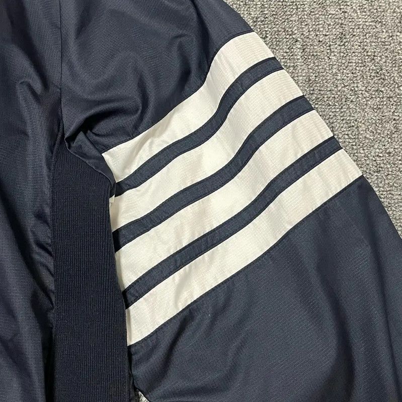 Thom Browne Thom Browne Men's Hooded Jacket in Deep Navy 0089 Size US XL / EU 56 / 4 - 3 Thumbnail