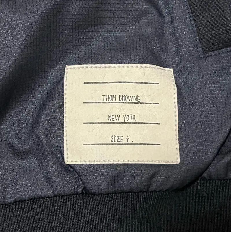 Thom Browne Thom Browne Men's Hooded Jacket in Deep Navy 0089 Size US XL / EU 56 / 4 - 5 Thumbnail