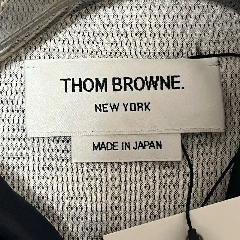 Thom Browne Thom Browne Men's Hooded Jacket in Deep Navy 0089 Size US XL / EU 56 / 4 - 6 Thumbnail