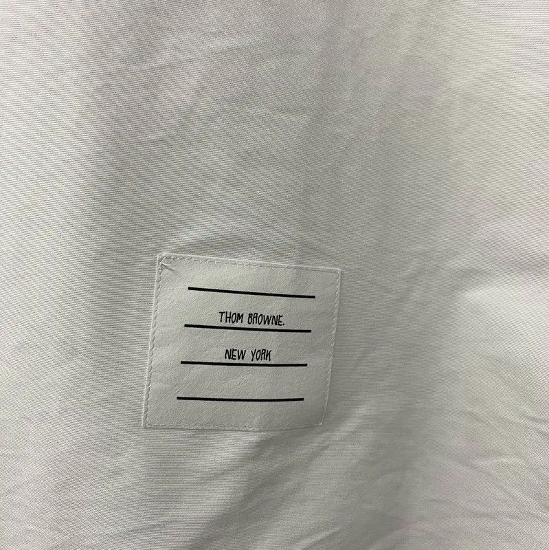 Thom Browne Thom Browne White Long Sleeve Shirt for Men 0089 Size US M / EU 48-50 / 2 - 5 Thumbnail