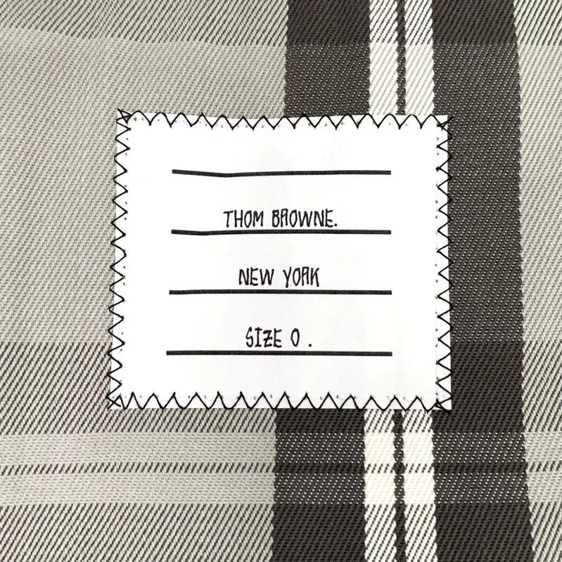 Thom Browne Thom Browne Gray Cotton Blazer for Men 0089 Size US XS / EU 42 / 0 - 5 Thumbnail