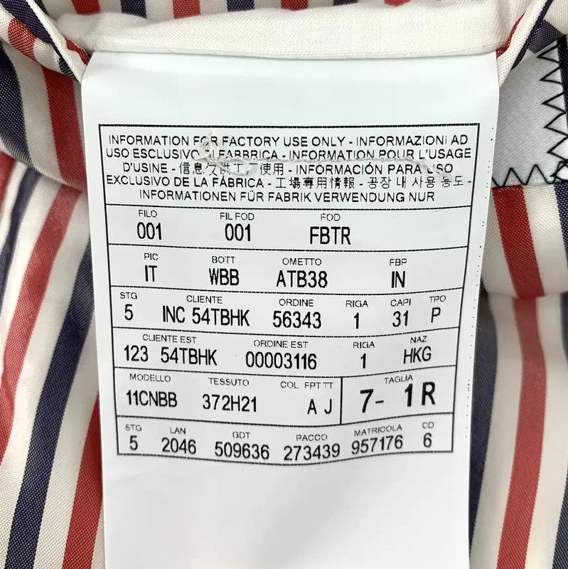 Thom Browne Thom Browne Color-Blocked Men's Jacket 0089 Size US S / EU 44-46 / 1 - 7 Thumbnail