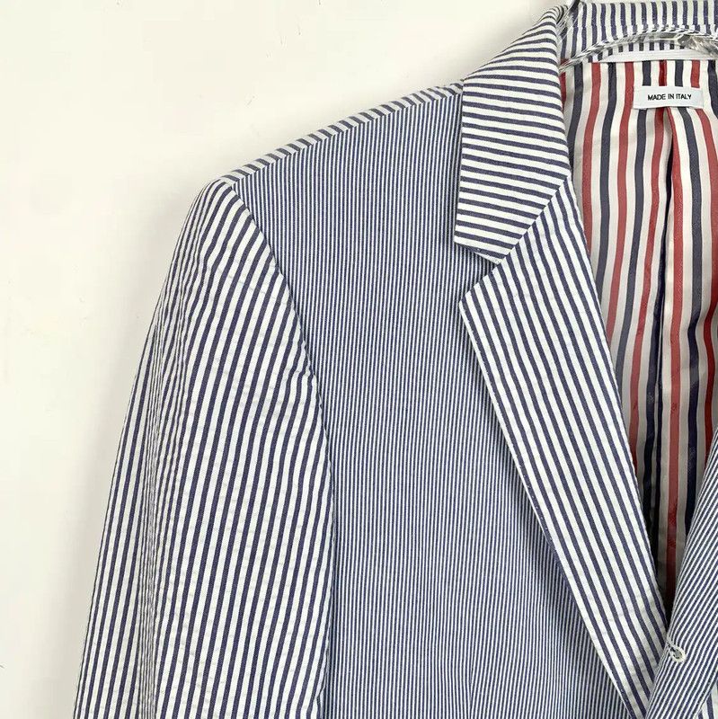 Thom Browne Thom Browne Color-Blocked Men's Jacket 0089 Size US S / EU 44-46 / 1 - 3 Thumbnail