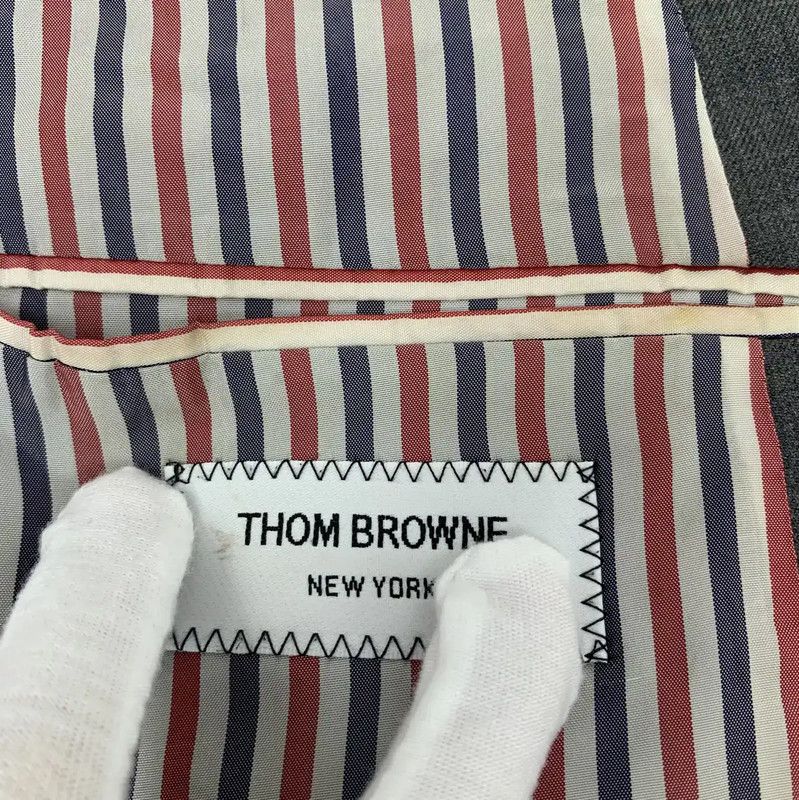 Thom Browne Thom Browne Gray Wool Men's Jacket 0089 Size US M / EU 48-50 / 2 - 9 Thumbnail