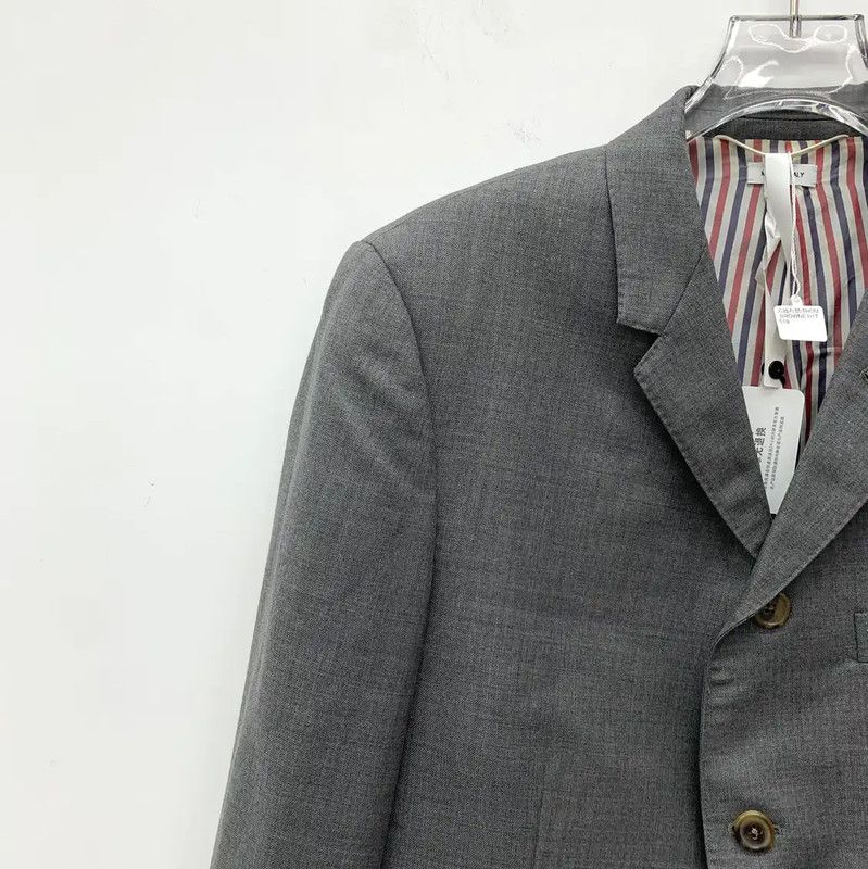 Thom Browne Thom Browne Gray Wool Men's Jacket 0089 Size US M / EU 48-50 / 2 - 3 Thumbnail