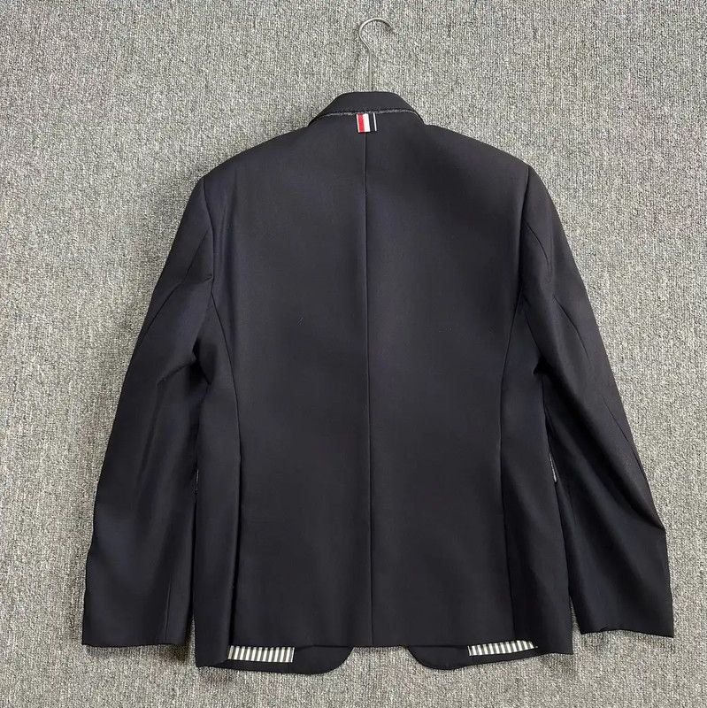 Thom Browne Thom Browne Men's Navy Wool Blazer 0089 Size US M / EU 48-50 / 2 - 2 Thumbnail