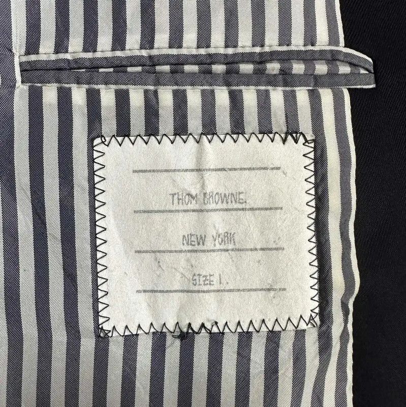 Thom Browne Thom Browne Men's Navy Wool Blazer 0089 Size US M / EU 48-50 / 2 - 4 Thumbnail