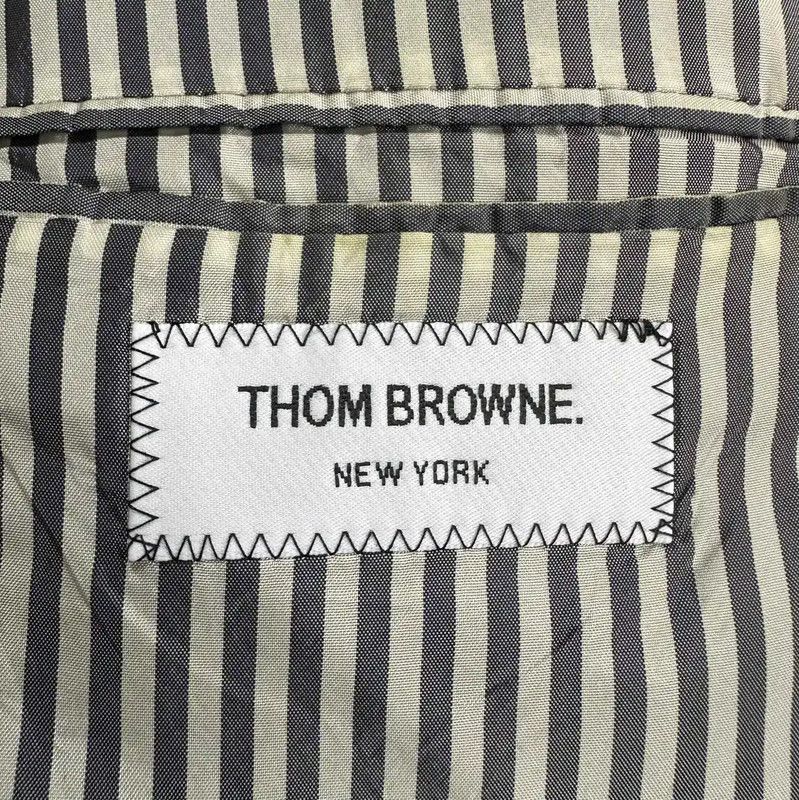 Thom Browne Thom Browne Men's Navy Wool Blazer 0089 Size US M / EU 48-50 / 2 - 3 Thumbnail