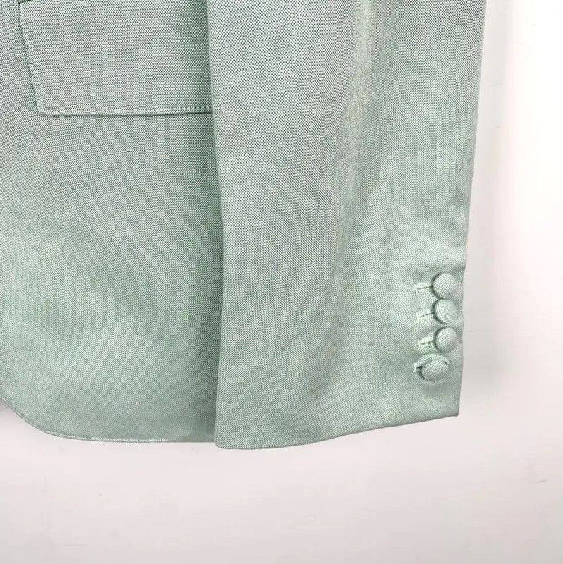 Thom Browne Thom Browne Light Green Men's Jacket 0089 Size US XXS / EU 40 - 4 Thumbnail