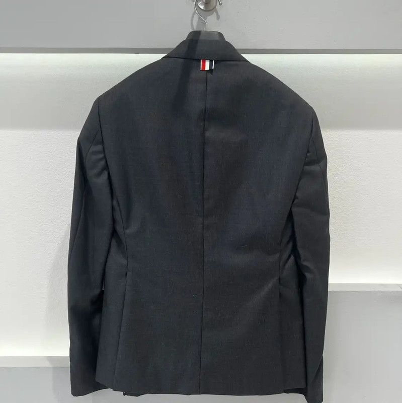 Thom Browne Thom Browne Black Long Sleeve Outerwear Jacket 0089 Size US M / EU 48-50 / 2 - 2 Thumbnail