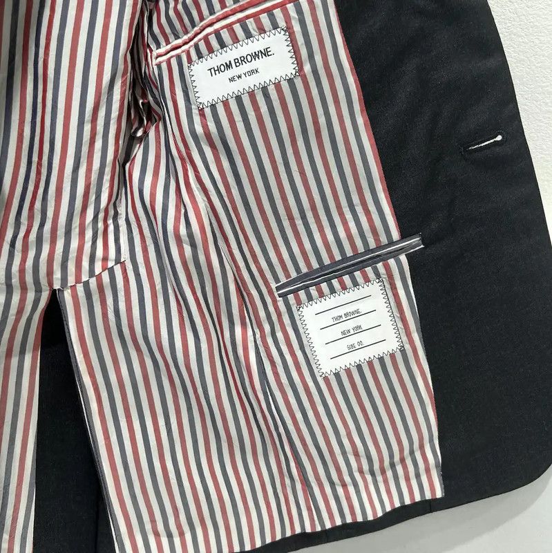 Thom Browne Thom Browne Black Long Sleeve Outerwear Jacket 0089 Size US M / EU 48-50 / 2 - 4 Thumbnail
