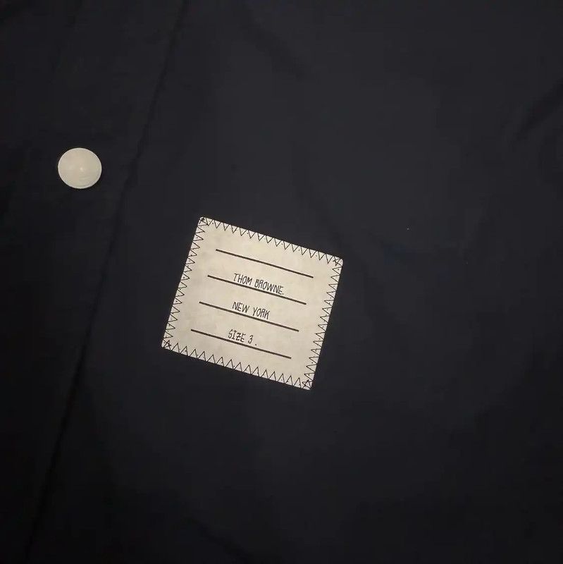 Thom Browne Thom Browne Men's Blue Cotton Shirt 0089 Size US M / EU 48-50 / 2 - 3 Thumbnail