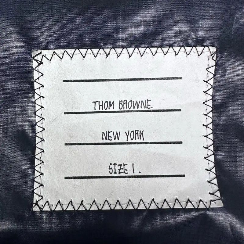 Thom Browne Thom Browne Navy Polyester Men's Jacket 0089 Size US S / EU 44-46 / 1 - 5 Thumbnail