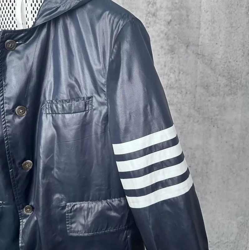 Thom Browne Thom Browne Navy Polyester Men's Jacket 0089 Size US S / EU 44-46 / 1 - 4 Thumbnail