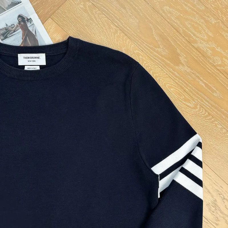 Thom Browne Thom Browne Black Men’s Pullover Sweater 0089 Size US M / EU 48-50 / 2 - 5 Thumbnail