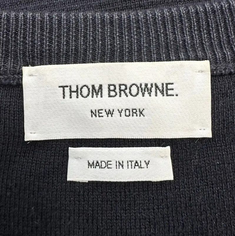 Thom Browne Thom Browne Black Men’s Pullover Sweater 0089 Size US M / EU 48-50 / 2 - 7 Thumbnail