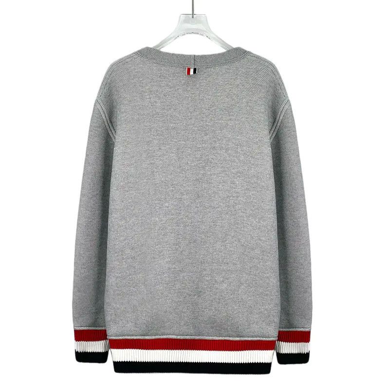 Thom Browne Thom Browne Grey Cardigan for Men 0089 Size US XS / EU 42 / 0 - 2 Thumbnail