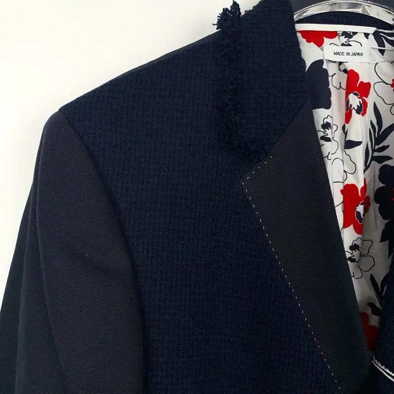 Thom Browne Thom Browne Navy Cotton Men's Jacket 0089 Size US XS / EU 42 / 0 - 3 Thumbnail