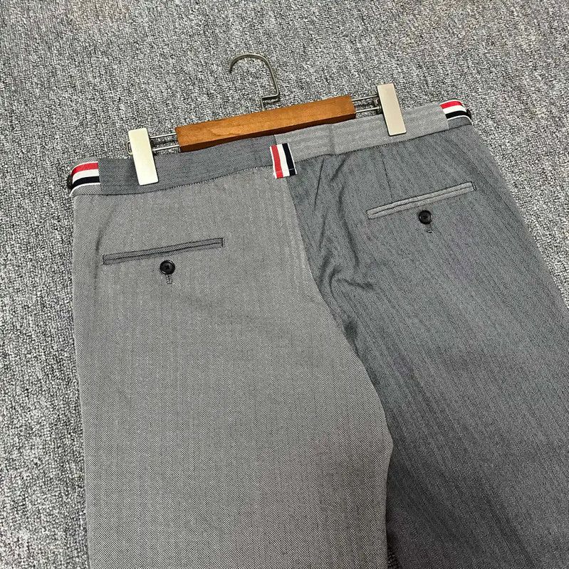 Thom Browne Thom Browne Grey Wool Men's Casual Pants 0089 Size US 27 - 4 Thumbnail