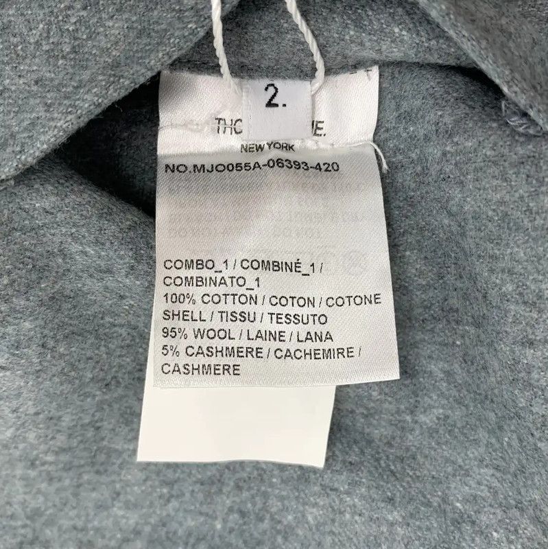 Thom Browne Thom Browne Blue Wool Men's Outerwear 0089 Size US M / EU 48-50 / 2 - 7 Thumbnail
