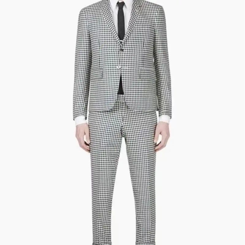 Thom Browne Thom Browne Color-Block Wool Men's Jacket 0089 Size US XS / EU 42 / 0 - 4 Thumbnail