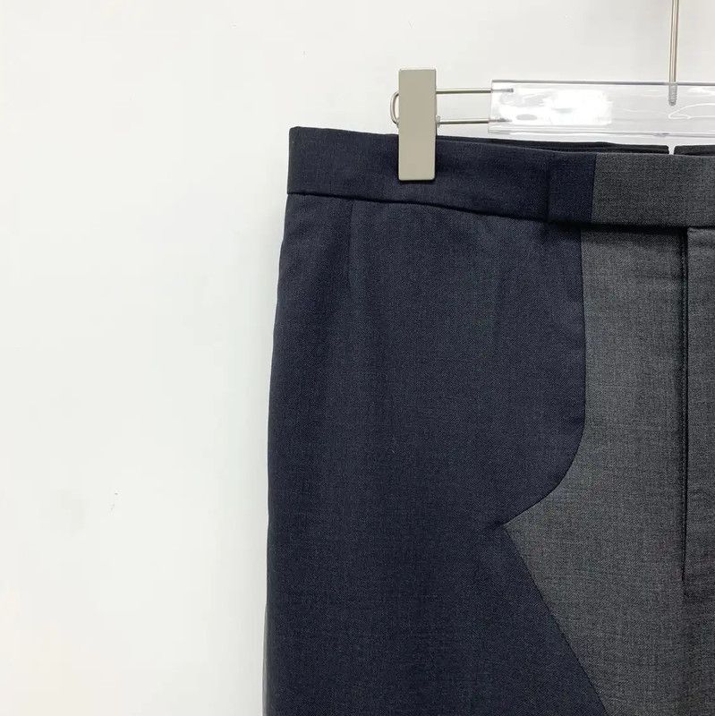 Thom Browne Thom Browne Men's Color-Block Wool Casual Pants 0089 Size US 40 / EU 56 - 3 Thumbnail