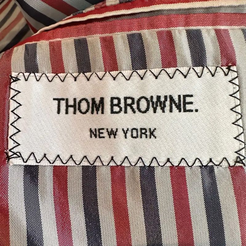 Thom Browne Thom Browne Navy Wool Men's Outerwear 0089 Size US S / EU 44-46 / 1 - 3 Thumbnail