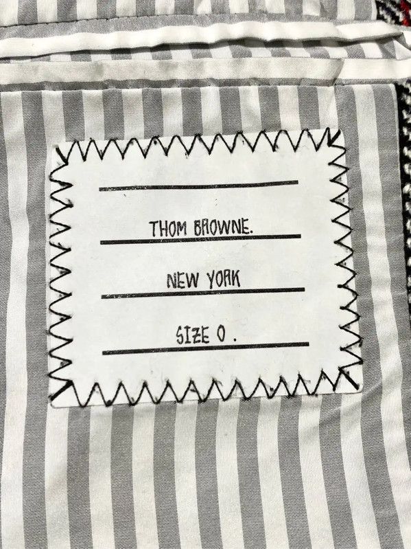 Thom Browne Thom Browne Navy Cotton Men's Outerwear 0089 Size US XXS / EU 40 - 5 Thumbnail