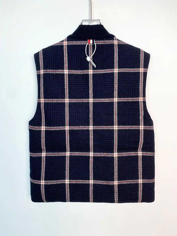 Thom Browne Thom Browne Navy Cotton Men's Outerwear 0089 Size US XXS / EU 40 - 2 Thumbnail