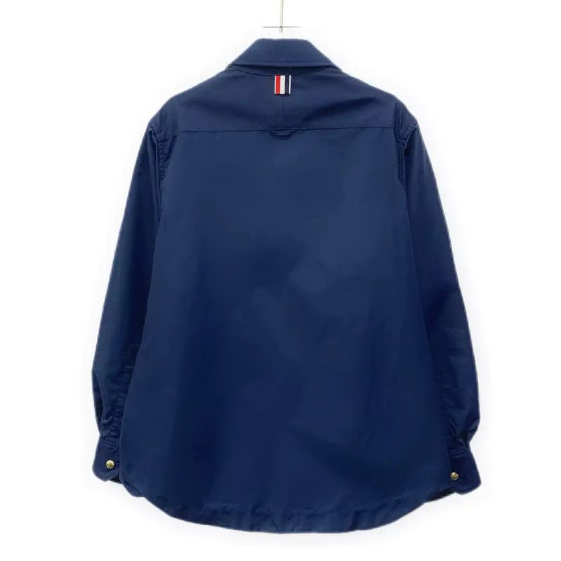 Thom Browne Thom Browne Navy Blue Men's Shirt 0089 Size US S / EU 44-46 / 1 - 2 Thumbnail