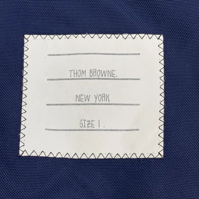 Thom Browne Thom Browne Navy Blue Men's Shirt 0089 Size US S / EU 44-46 / 1 - 5 Thumbnail