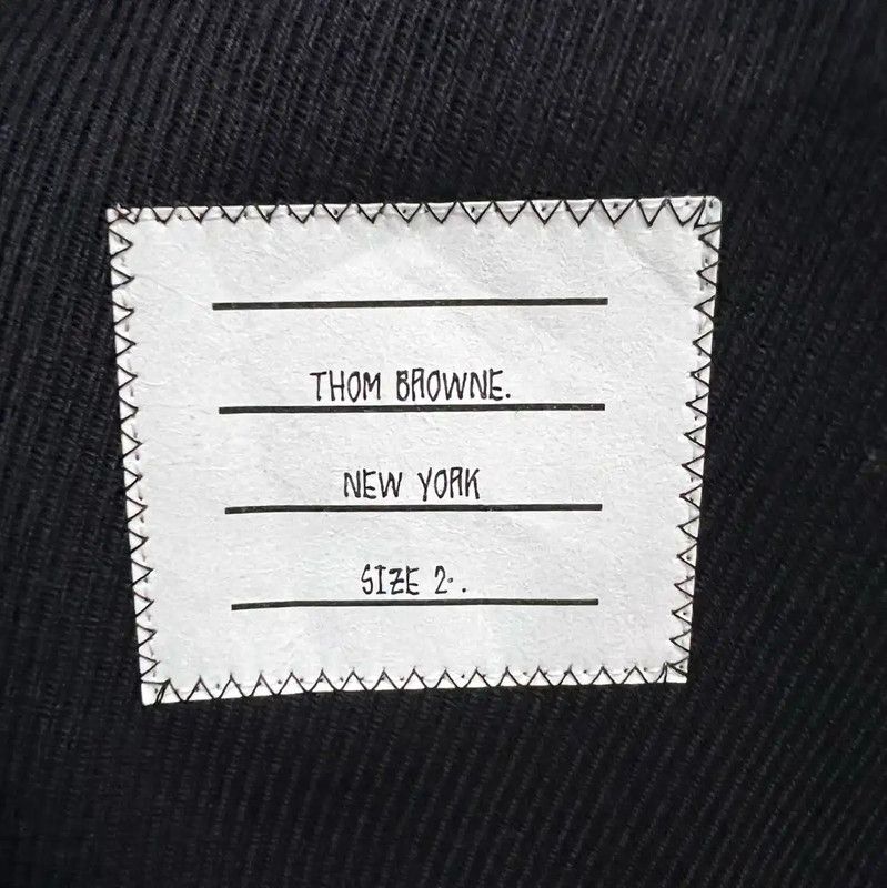 Thom Browne Thom Browne Black Long Sleeve Short Jacket 0089 Size US M / EU 48-50 / 2 - 3 Thumbnail