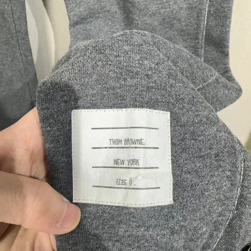 Thom Browne Thom Browne Gray Cotton Blend Casual Pants 0089 Size US 27 - 4 Thumbnail