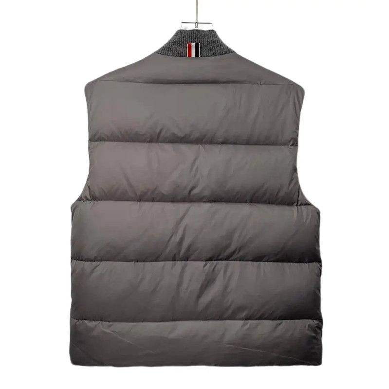 Thom Browne Thom Browne Gray Men's Puffer Vest 0089 Size US S / EU 44-46 / 1 - 2 Thumbnail